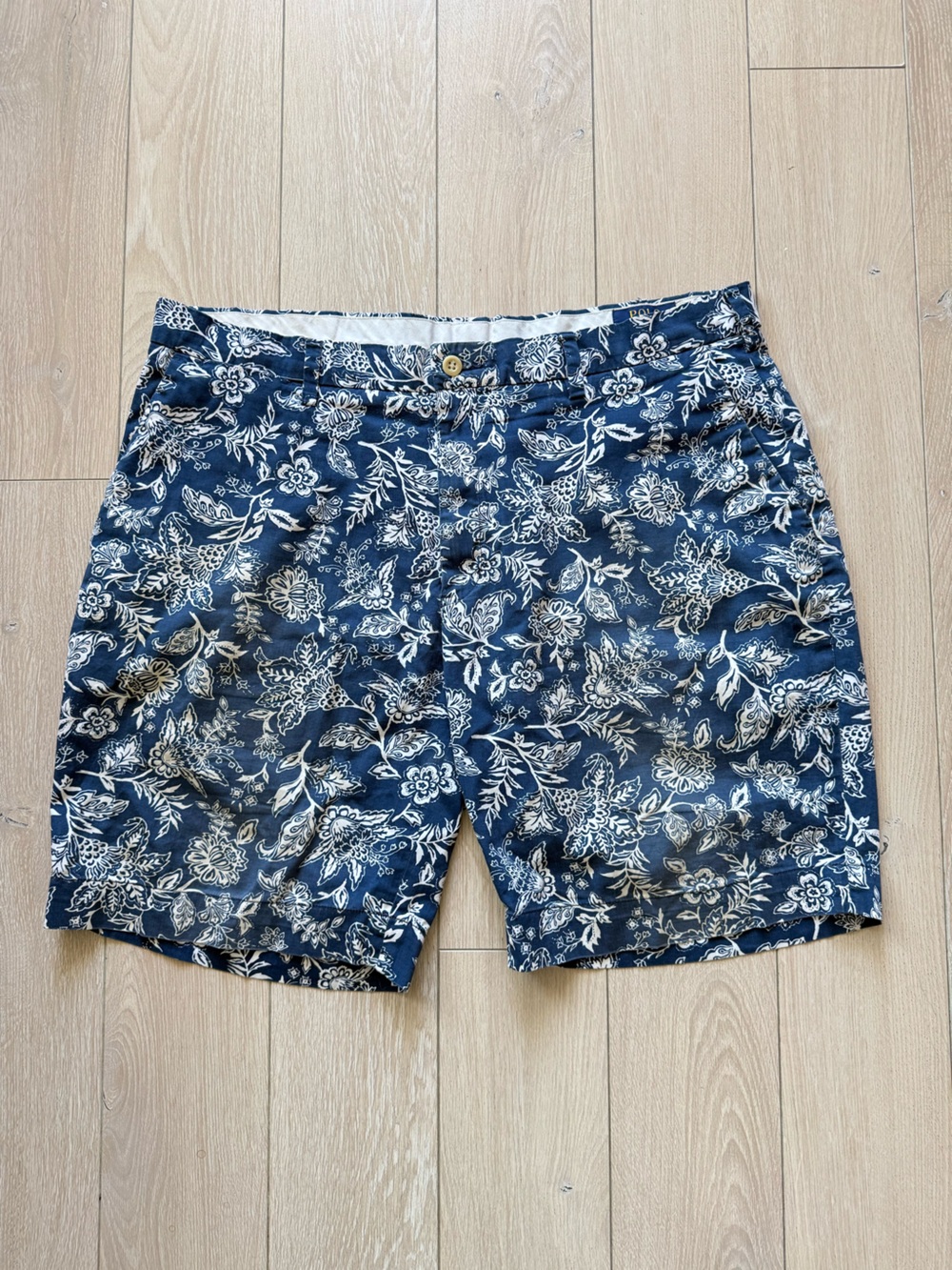 Polo Ralph Lauren Antique Floral Print Shorts Stretch Classic Fit Men’s Size 36